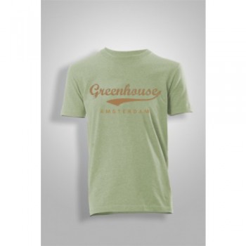 Green House Retro Logo T-Shirt - Light Green