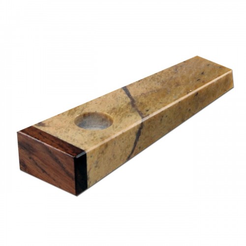 Soapstone Pipe with Shisham Soapstone Pipe with Shisham