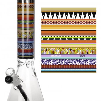 BLAZE Totem Flask Bong Ice BLAZE Totem Flask Bong Ice