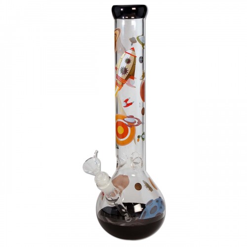 Black Space Ship Flask Bong Ice