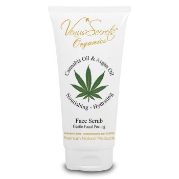 Face Scrub Tube Cannabis Oil and Argan Oil 100ml Face Scrub Tube Cannabis Oil and Argan Oil 100ml