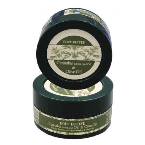 Body Butter with hemp oil and olive oil, 75ml