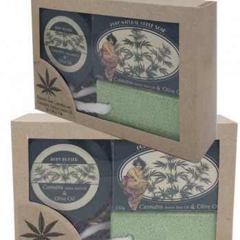 Gift Set with Body Butter, Soap, Pumice Gift Set with Body Butter, Soap, Pumice