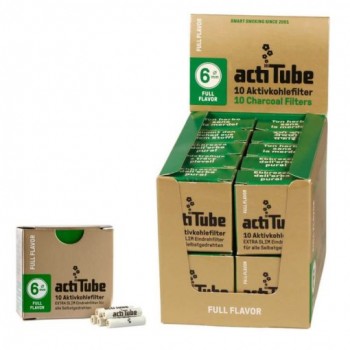 Actitube Activated Filters 6mm- EXTRA SLIM FULL FLAVOR Actitube Activated Filters 6mm- EXTRA SLIM FULL FLAVOR