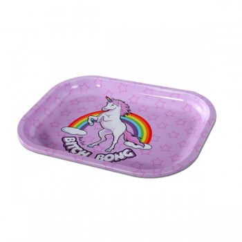 Black Leaf Rolling Tray BITCH BONG Black Leaf Rolling Tray BITCH BONG