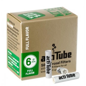 Actitube Activated Filters 6mm- EXTRA SLIM FULL FLAVOR Actitube Activated Filters 6mm- EXTRA SLIM FULL FLAVOR