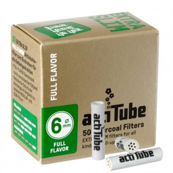 Actitube Activated Filters 6mm- EXTRA SLIM FULL FLAVOR Actitube Activated Filters 6mm- EXTRA SLIM FULL FLAVOR