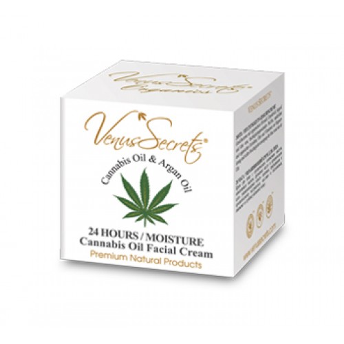 24hours Moisture Face Cream Cannabis, Argan Oil ,50ml
