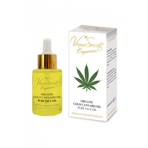 Organic Gold Cannabis Face Oil