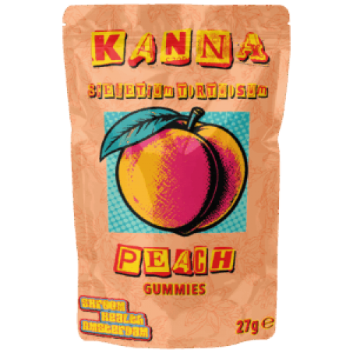 Kanna Gummies: Peach (50mg × 4) Kanna Gummies: Peach (50mg × 4)